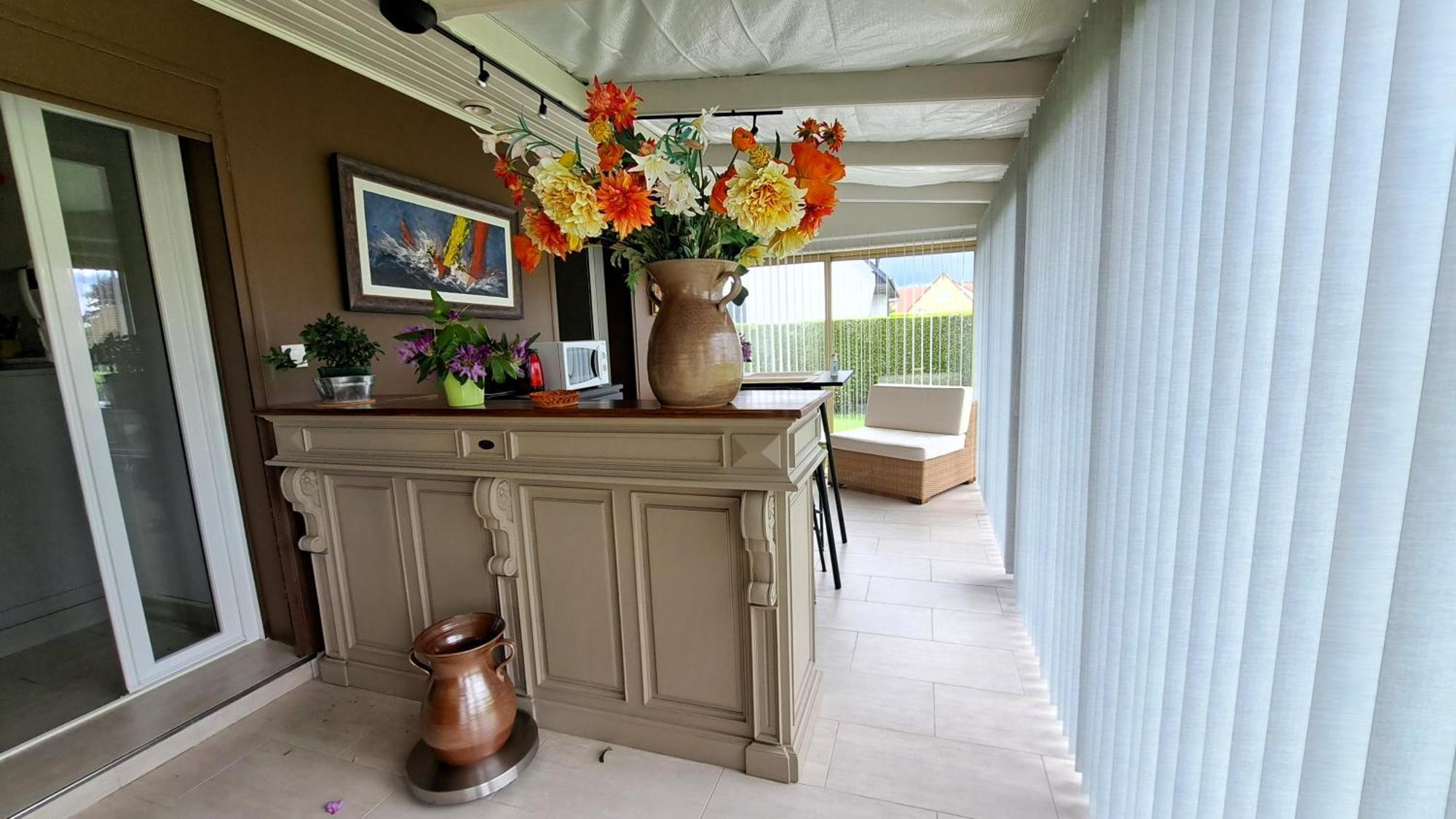 Chambre Privee Avec Salon, Garage Voiture, Velos, Motos Tourville-sur-Arques Buitenkant foto