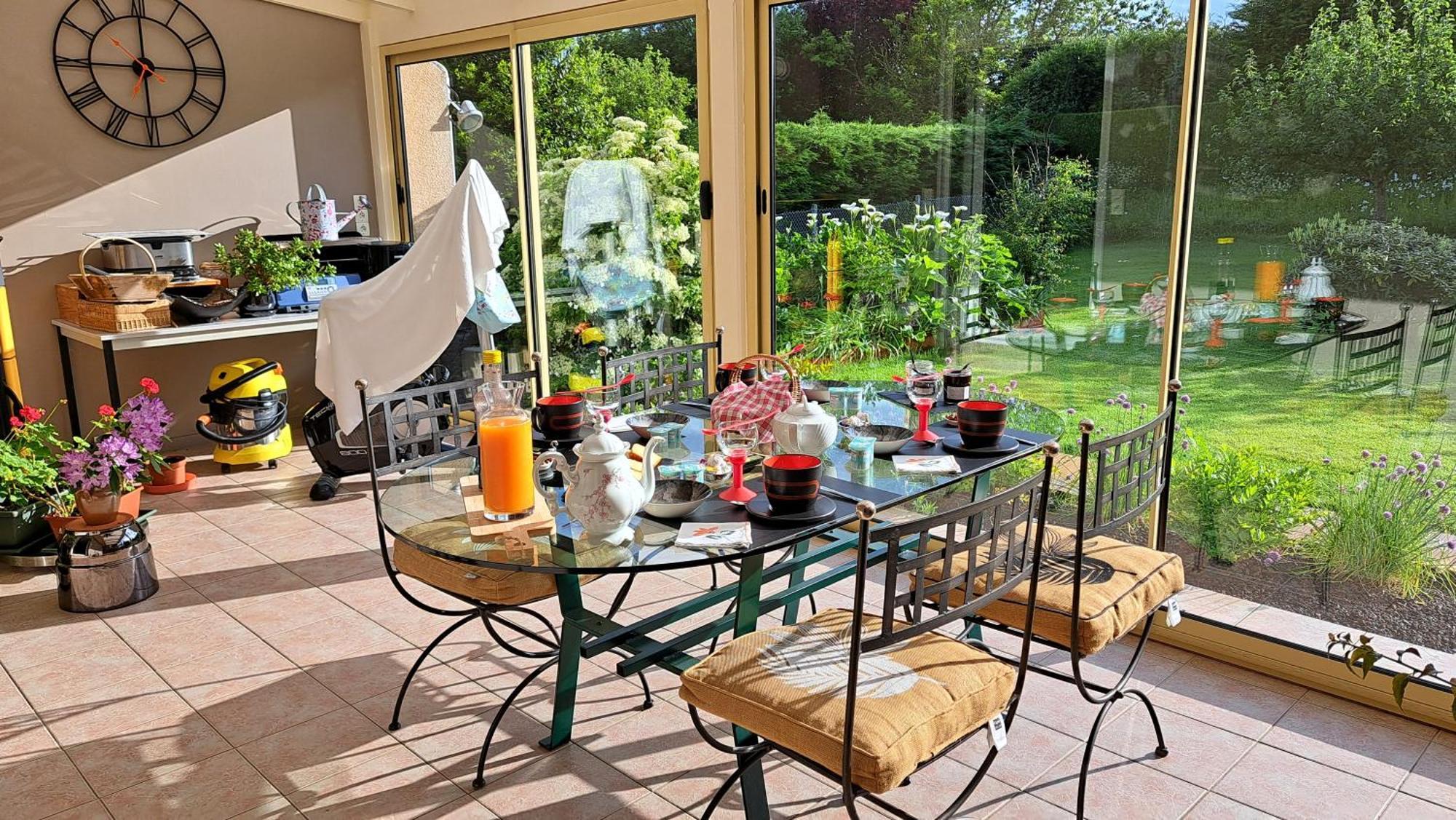 Chambre Privee Avec Salon, Garage Voiture, Velos, Motos Tourville-sur-Arques Buitenkant foto